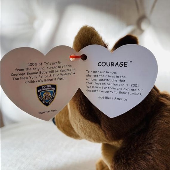 Ty Beanie Babies Courage the German Shepherd 9/11 - Picture 5 of 8